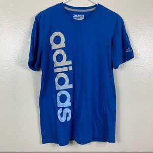 Adidas blue graphic tee-shirt